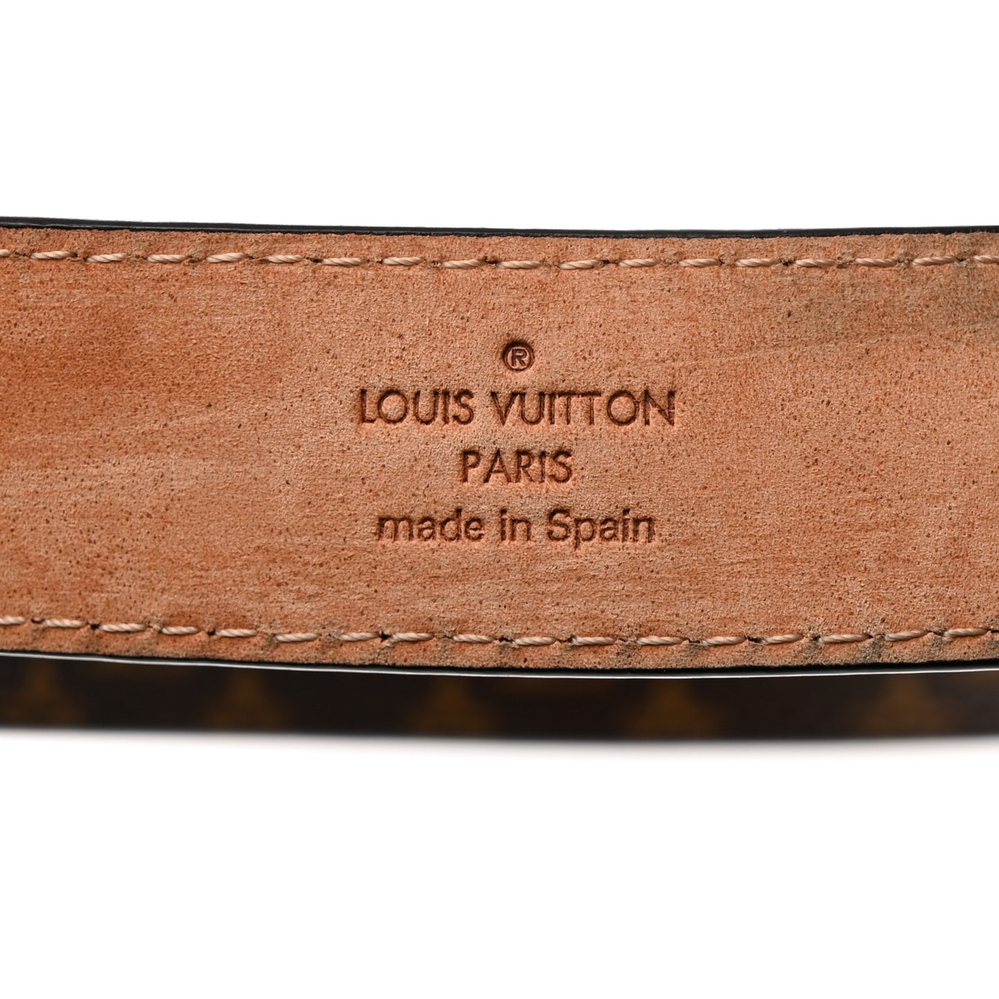 Monogram 25mm LV Initiales Belt 80 32