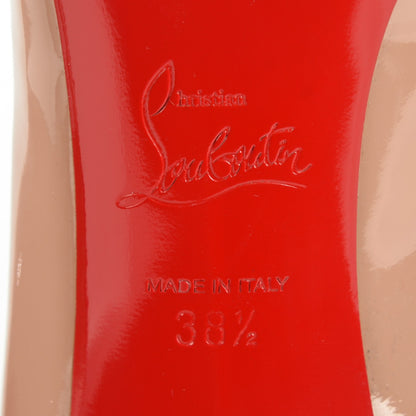 Christian Louboutin Patent Pigalle 85 Pumps 38.5 Nude 6 of 7