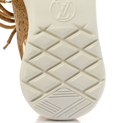 Louis Vuitton Technical Nylon Monogram Rubber Aftergame Sneakers 37 Gold 6 of 8