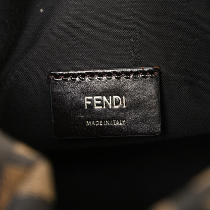 Fendi Zucca Vitello Elite Small Boston Tobacco Viola Cassis 6 of 10