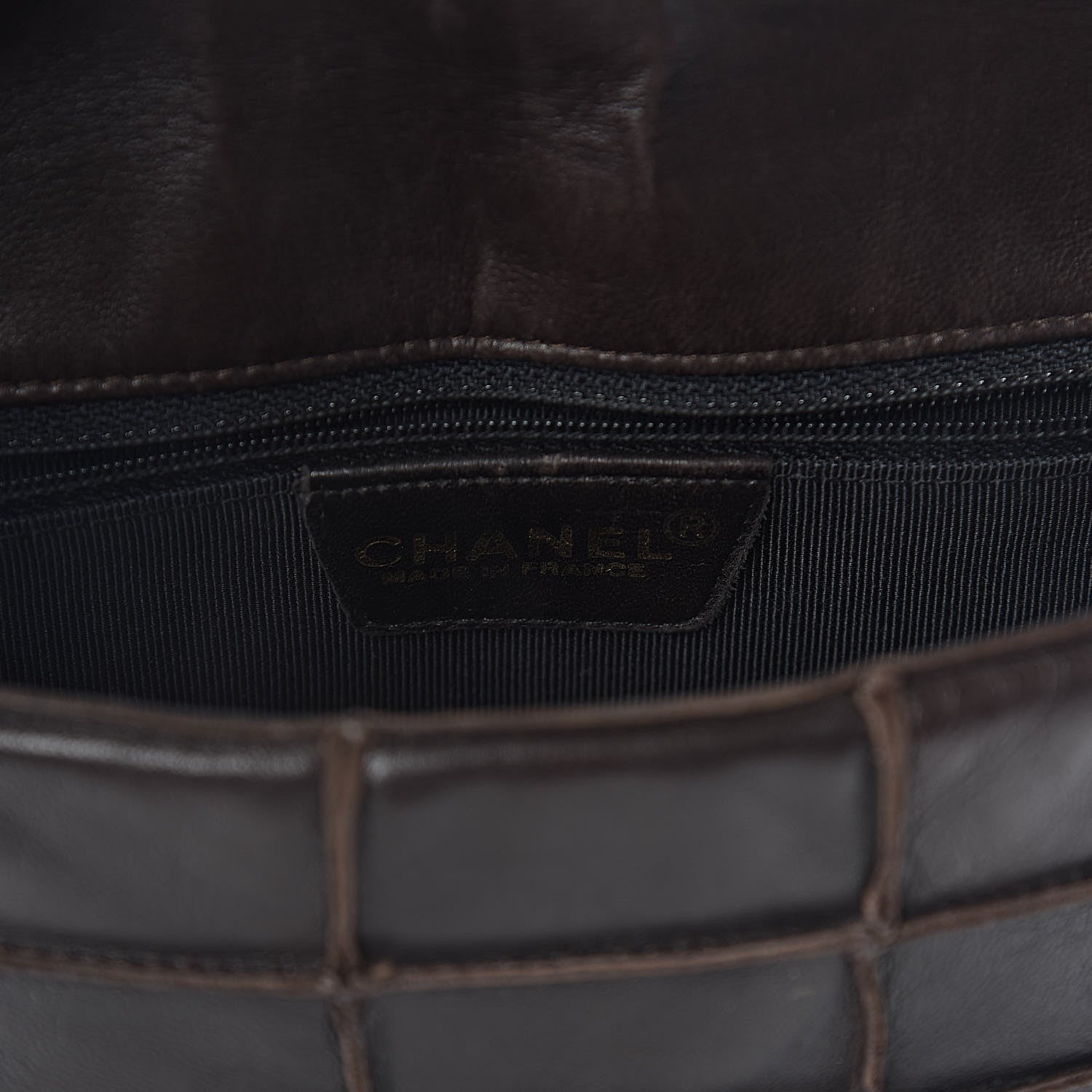 Chanel Lambskin Medium Patchwork Mademoiselle Single Flap Brown 6 of 11