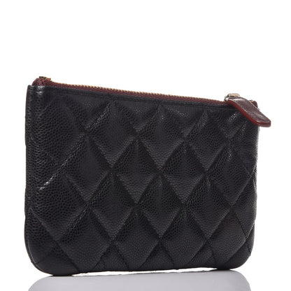 Chanel Caviar Quilted Small Cosmetic Case Black 3 of 7