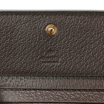 Gucci GG Supreme Monogram Web Ophidia Card Case Beige New Acero 7 of 7