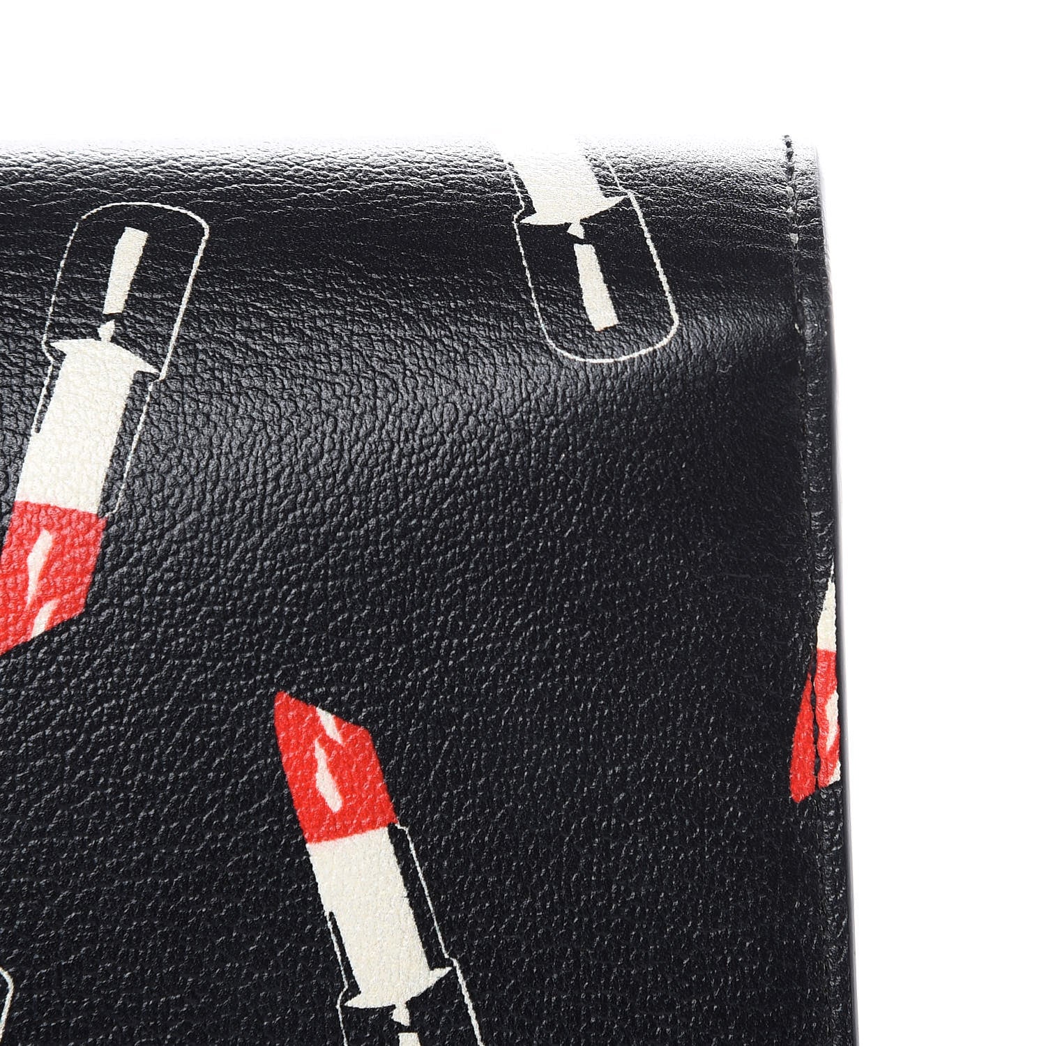 Saint Laurent Calfskin Lipstick Print Classic Monogram Kate Clutch Black 9 of 9