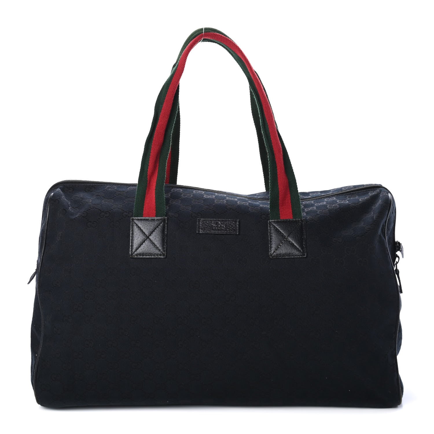 Gucci GG Monogram Web Medium Collapsible Carry On Duffle Black 1 of 4