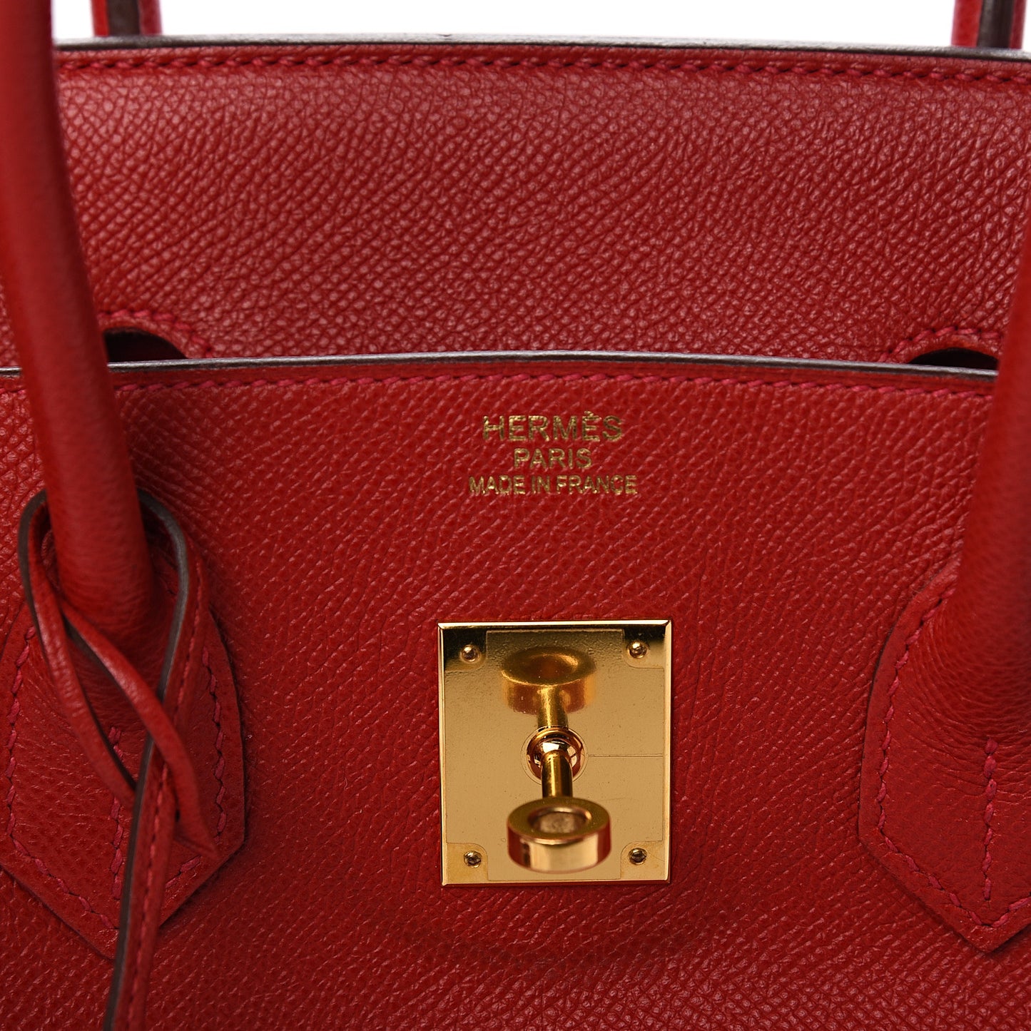 Epsom Birkin 35 Rouge Casaque