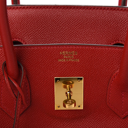 Hermes Epsom Birkin 35 Rouge Casaque 5 of 12