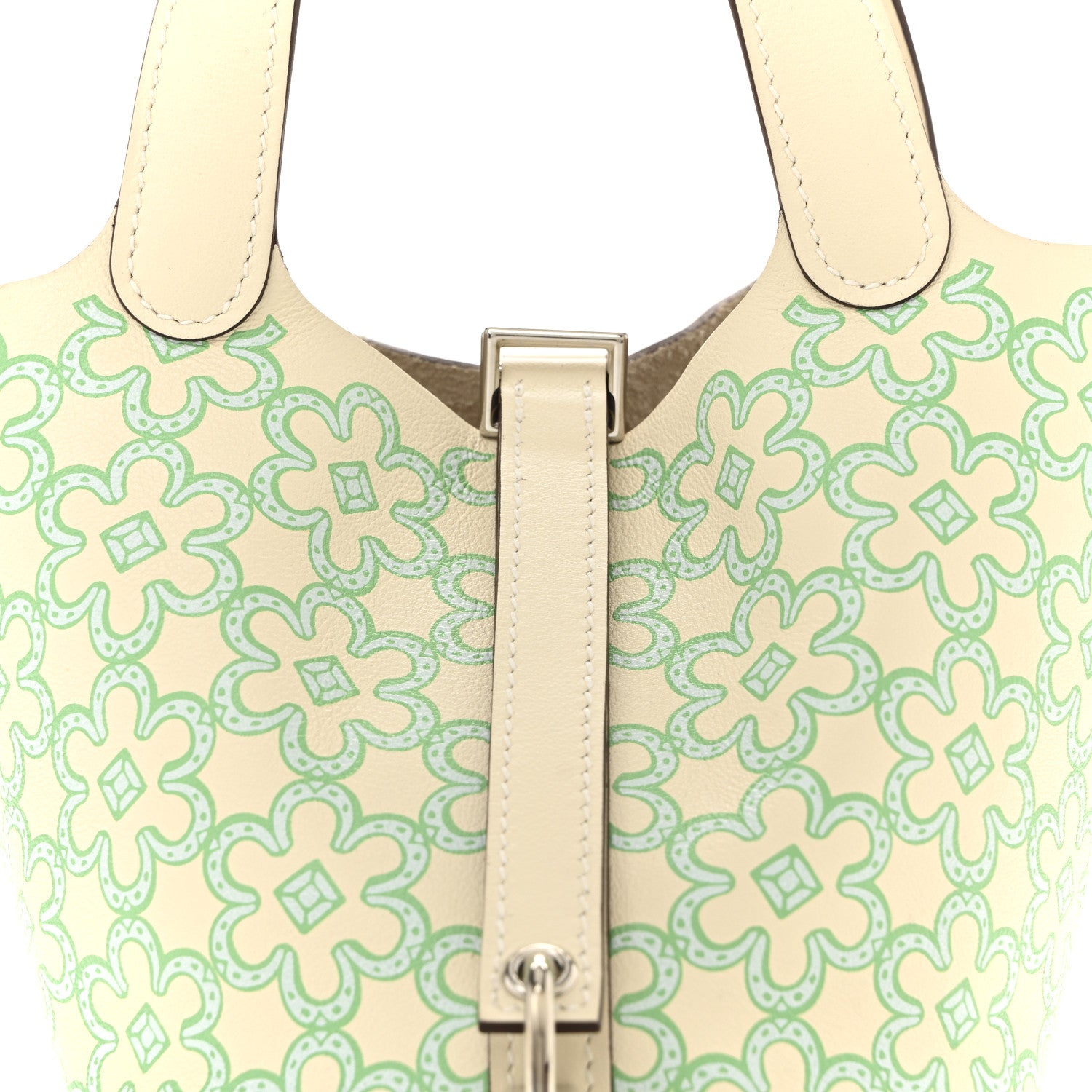 Hermes Swift Micro Lucky Daisy Picotin Lock Nata Vert 8 of 10