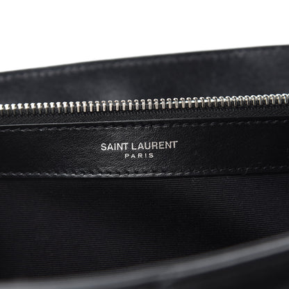 Saint Laurent Calfskin Y Quilted Monogram Large Loulou Chain Satchel Black 9 of 12
