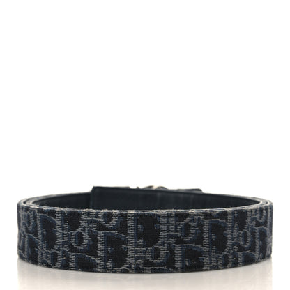 Christian Dior Oblique 35mm Belt 95 Blue Multi 3 of 5