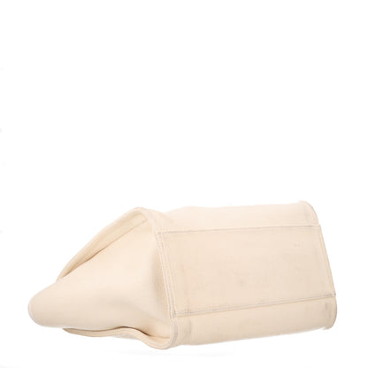 Chanel Canvas Pearl Medium Deauville Tote Ecru Beige 9 of 10