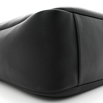 Saint Laurent Smooth Calfskin Large Le 5 A 7 Soft Hobo Black 9 of 13
