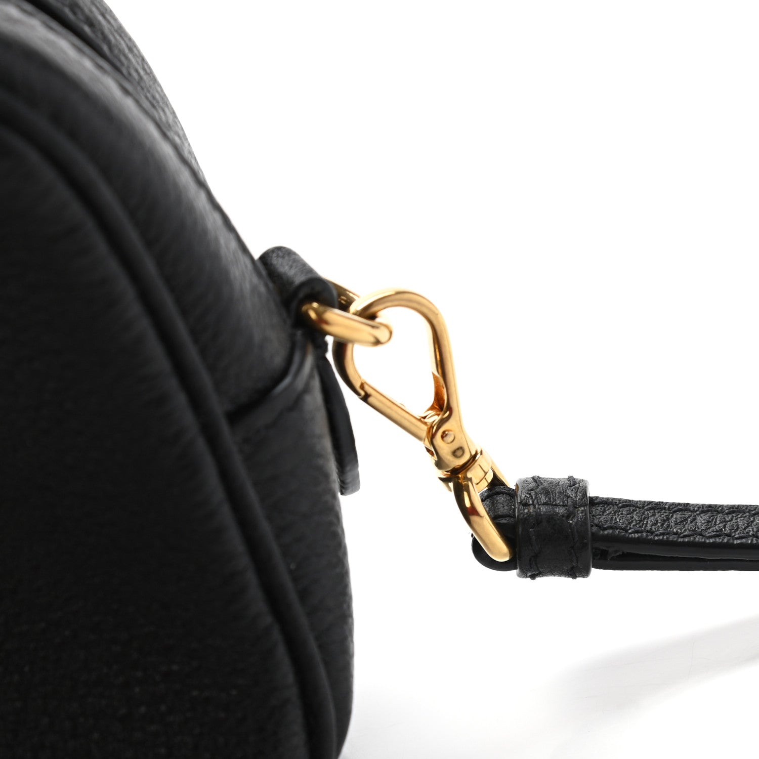 Prada Vitello Daino Wristlet Black 9 of 9