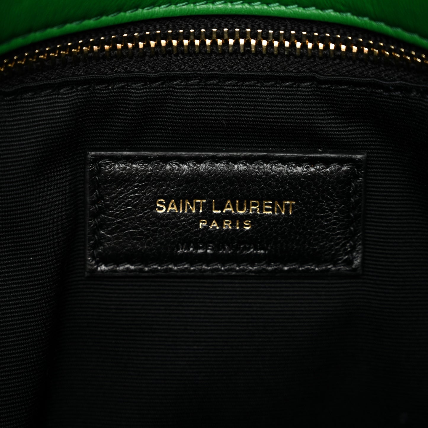 Lambskin Quilted Medium Loulou Puffer Monogram Chain Satchel New Vert Praire