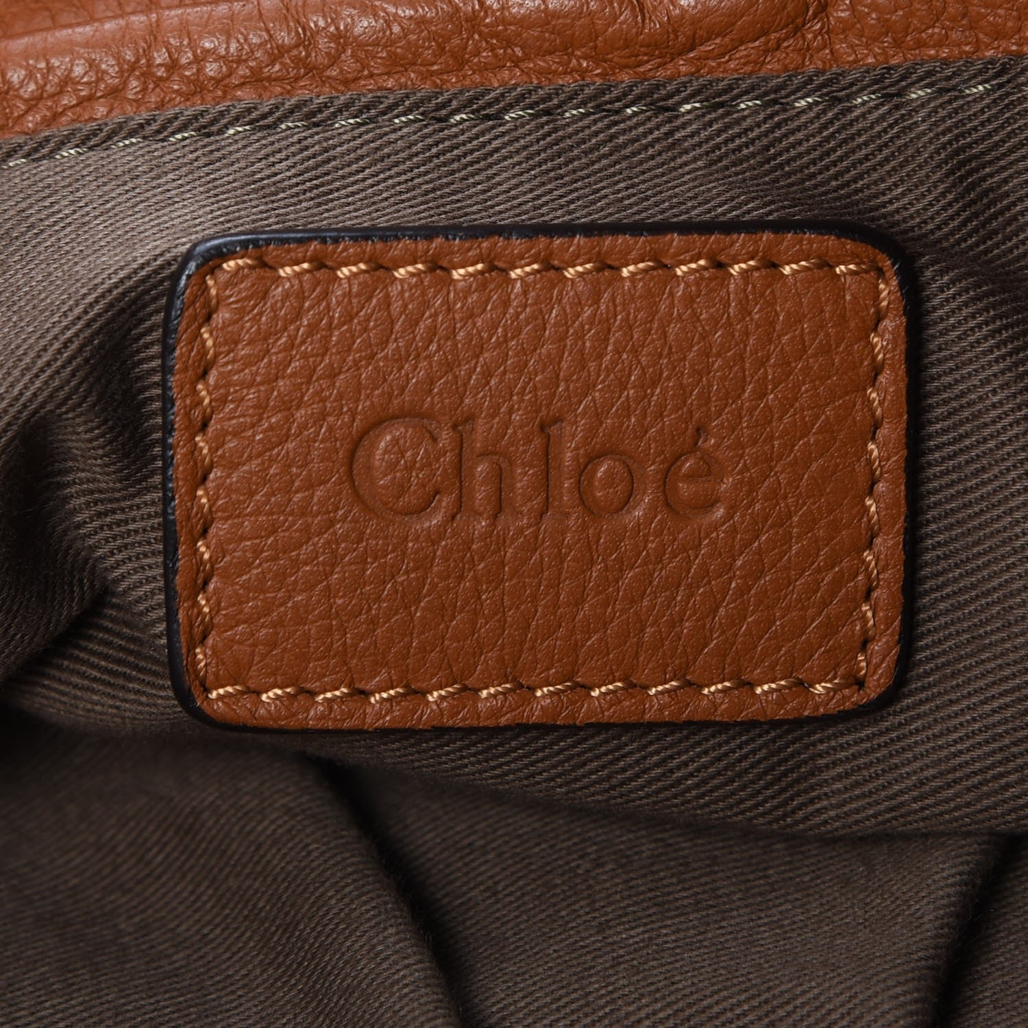 Chloe Calfskin Large Marcie Satchel Tan 6 of 7