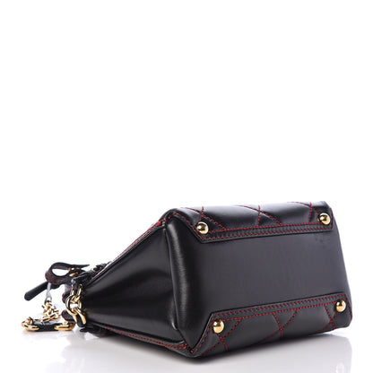 Burberry Lambskin Quilted Baby Banner Tote Black 4 of 18