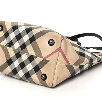 Burberry Nova Check Shoulder Bag Black 8 of 8