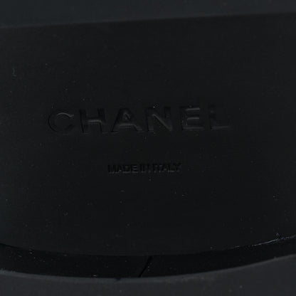 Chanel Calfskin CC Platform Loafers 36 Black 7 of 8