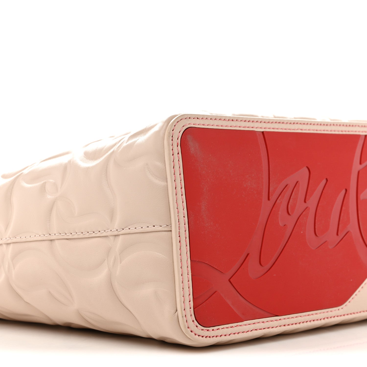 Christian Louboutin Nappa Embossed East West Cabata Tote Leche 10 of 12