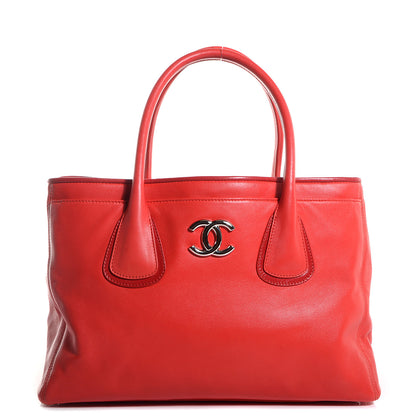 Chanel Lambskin Executive Cerf Shopper Tote Red 1 of 7