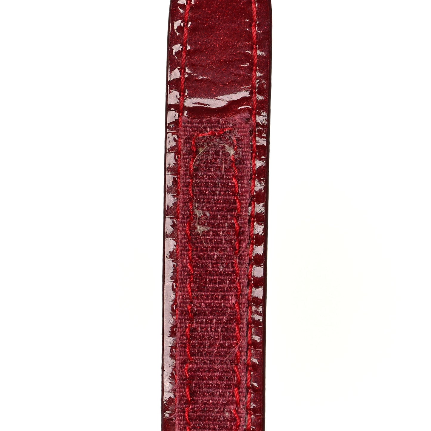 Patent Diorissimo Saddle Bag Dark Red