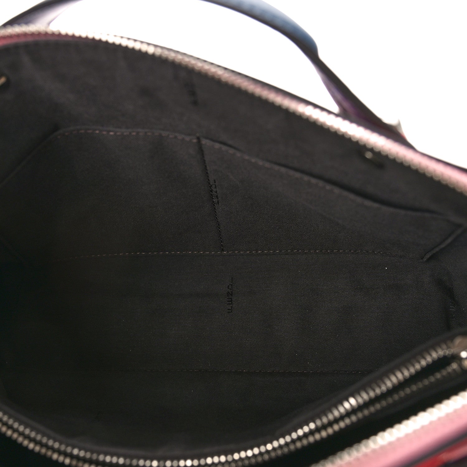 Fendi Vitello Dolce 4 Color Medium By The Way Boston Bag Caipiroska Blue Multicolor 5 of 9