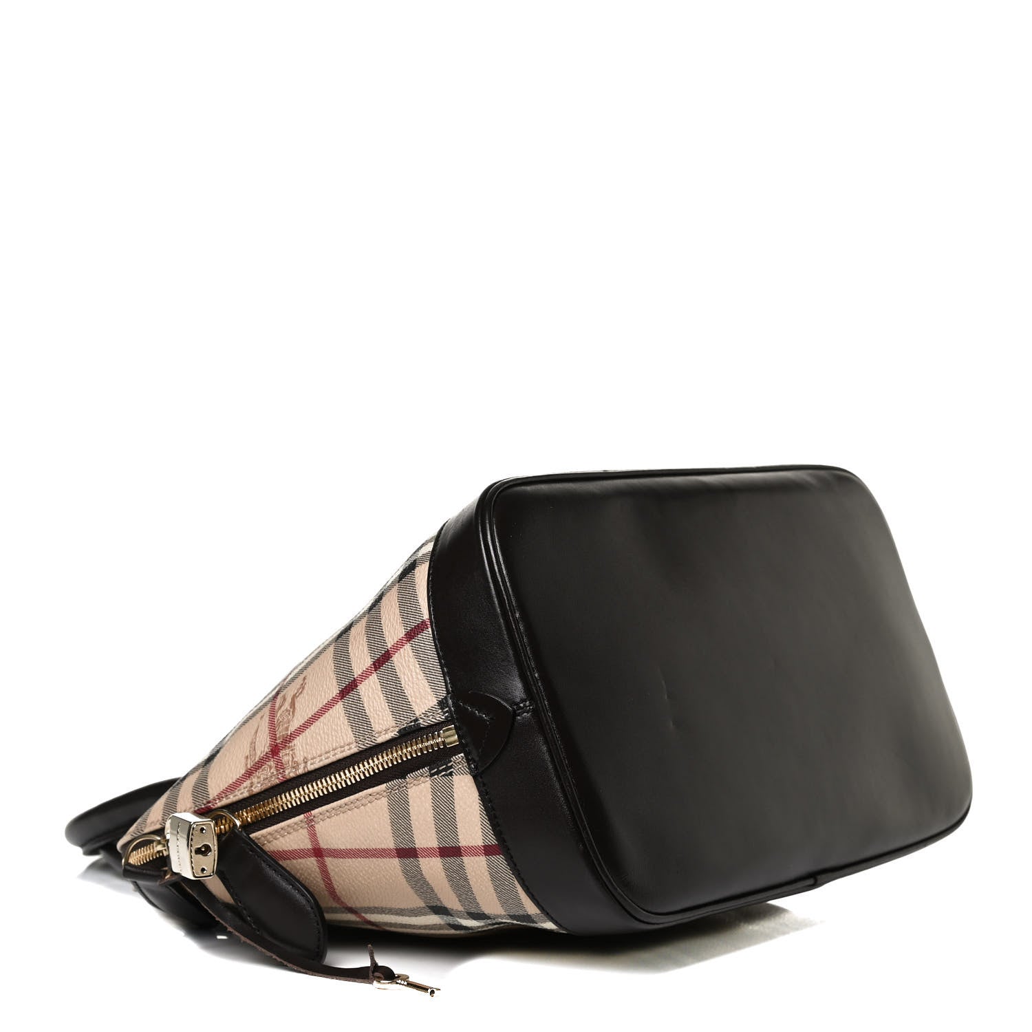 Burberry Haymarket Check Picadilly Bowler Black 4 of 12