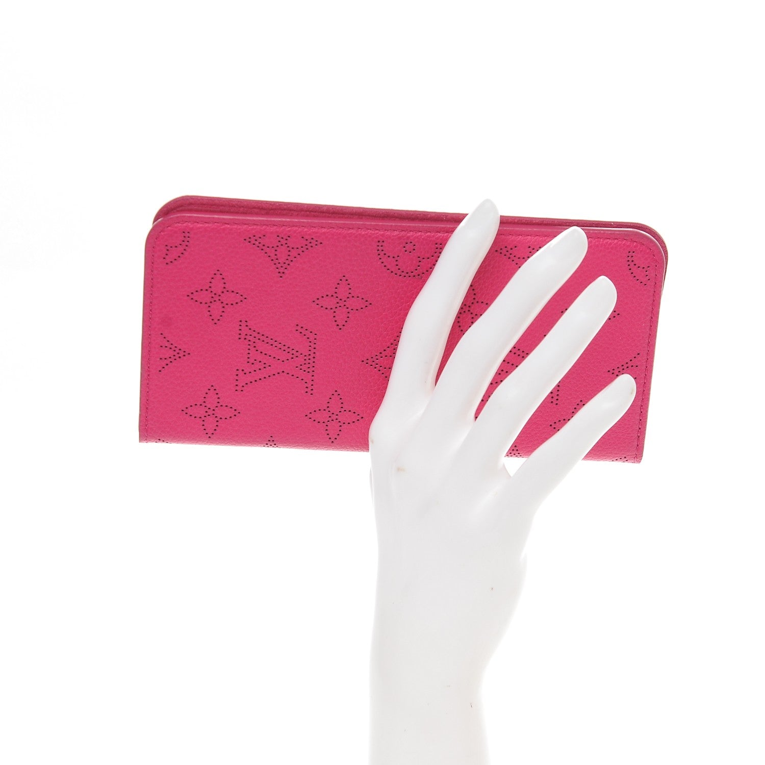 Louis Vuitton Monogram Cuir iPhone 7 Plus Folio Case Fuchsia 2 of 6