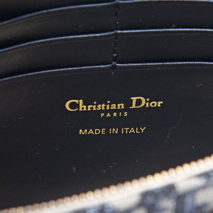 Christian Dior Oblique Saddle Chain Pouch Blue 5 of 9