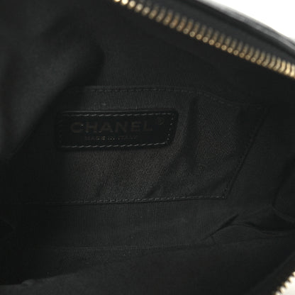 Chanel Lambskin Quilted Waist Bag Fanny Pack Black 5 of 10