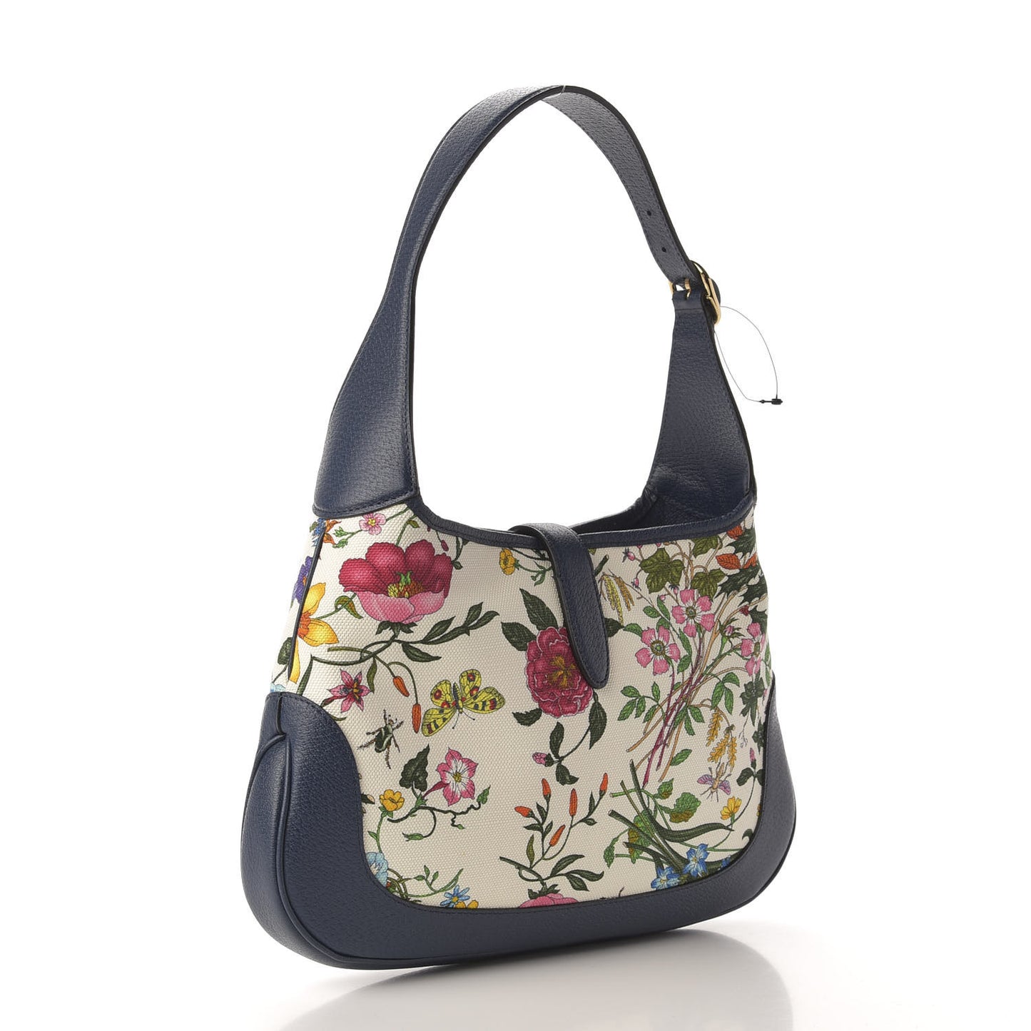 Canvas Flora Medium Jackie Hobo Blue Agata