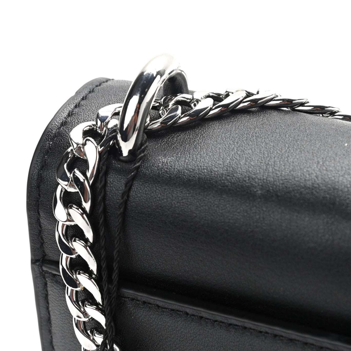 Calfskin Double Take Bag Black