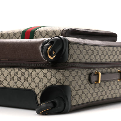 Gucci GG Supreme Monogram Web Medium Savoy Trolley Beige Ebony 9 of 9