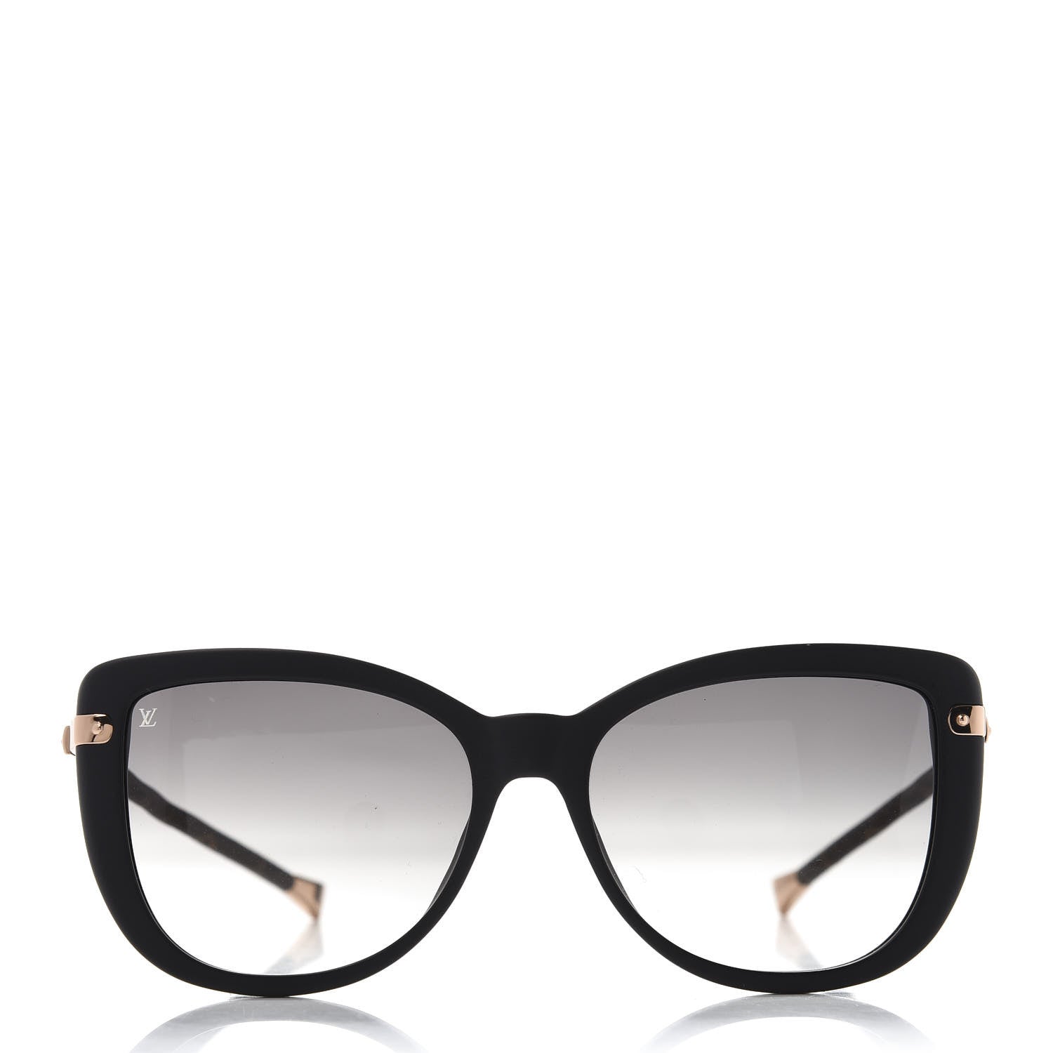 Louis Vuitton Monogram Acetate Charlotte Sunglasses Z0781E Black 2 of 9