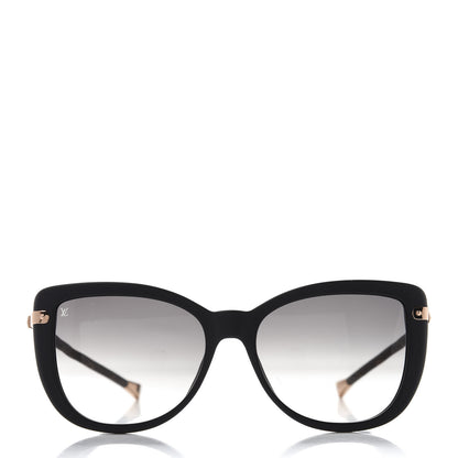 Louis Vuitton Monogram Acetate Charlotte Sunglasses Z0781E Black 2 of 9