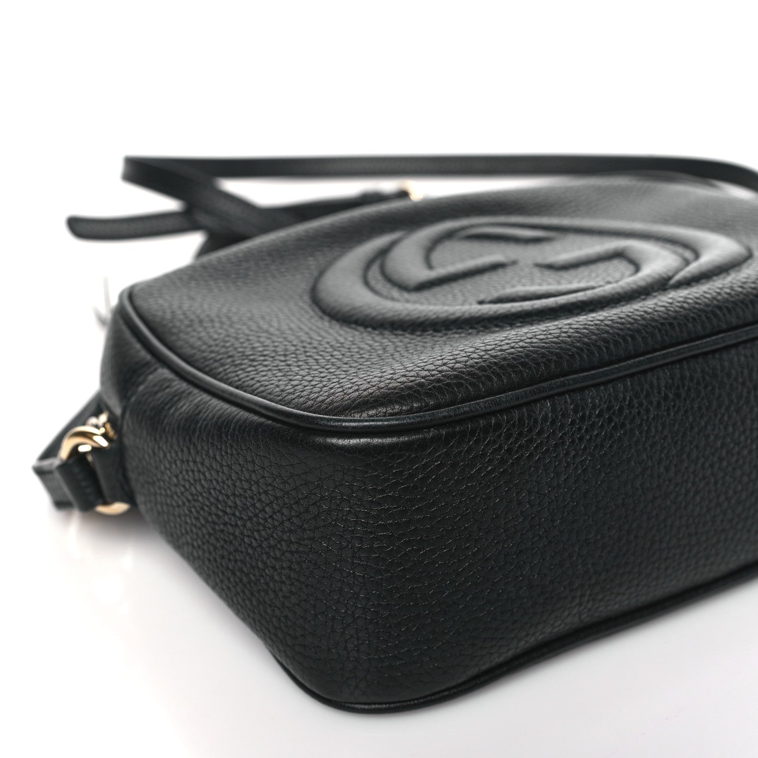 Gucci Pebbled Calfskin Small Soho Disco Bag Black 8 of 10