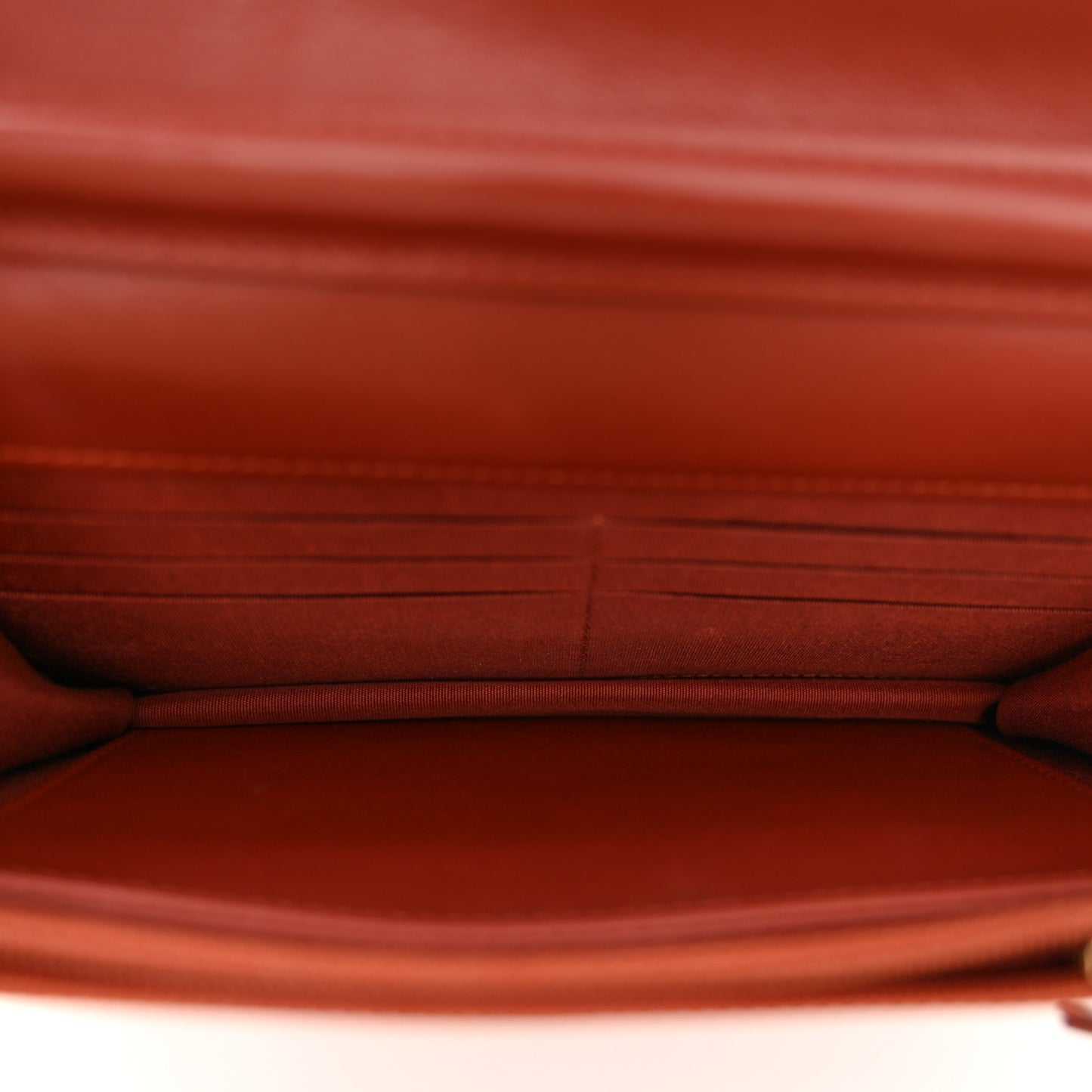Lambskin Quilted Boy Wallet On Chain WOC Red