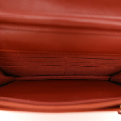 Chanel Lambskin Quilted Boy Wallet On Chain WOC Red 5 of 11