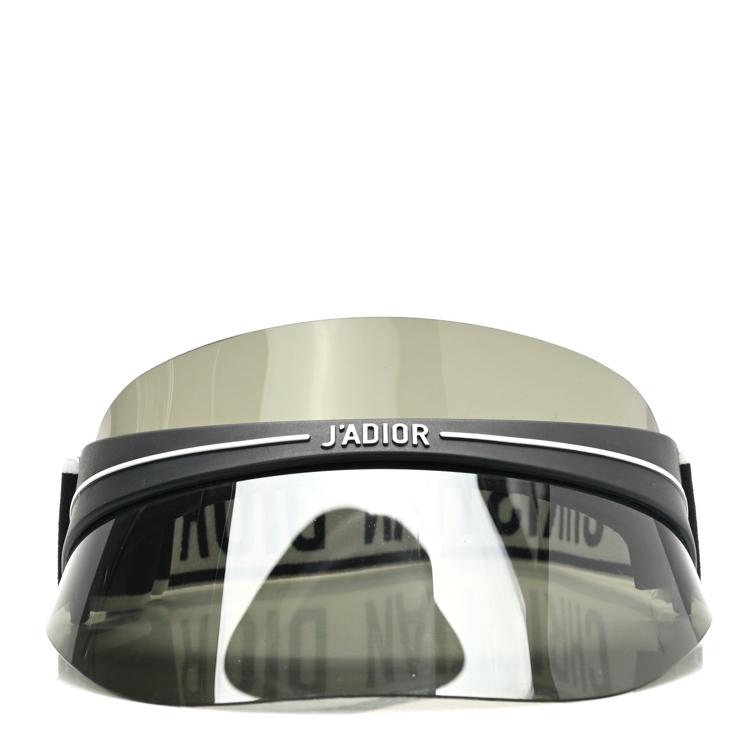 Christian Dior Mirrored DiorClub1 Sun Visor Black 3 of 8
