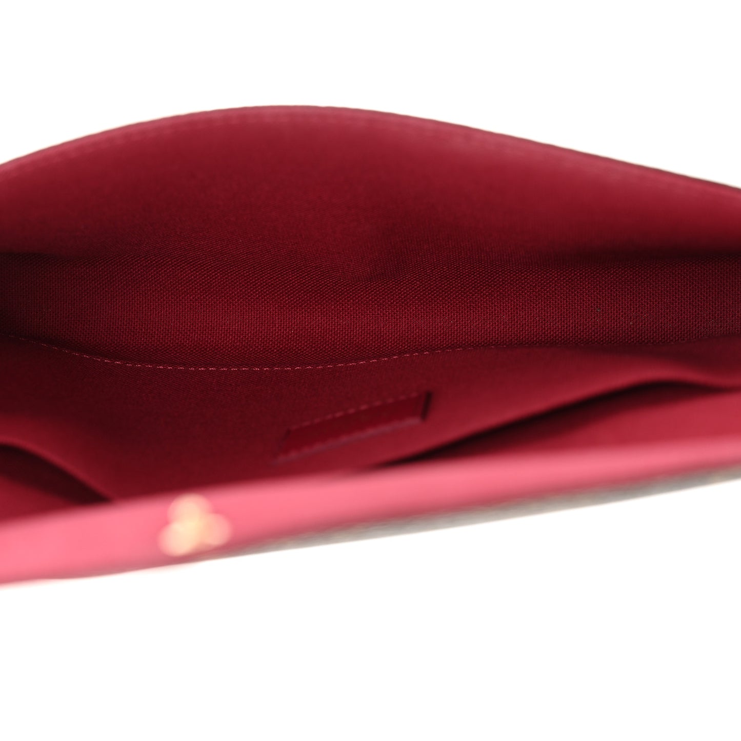 Monogram Pochette Felicie Chain Wallet Fuchsia