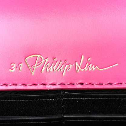 3.1 Phillip Lim Shearling Calfskin Ray Baguette Crossbody Neon Pink 6 of 8