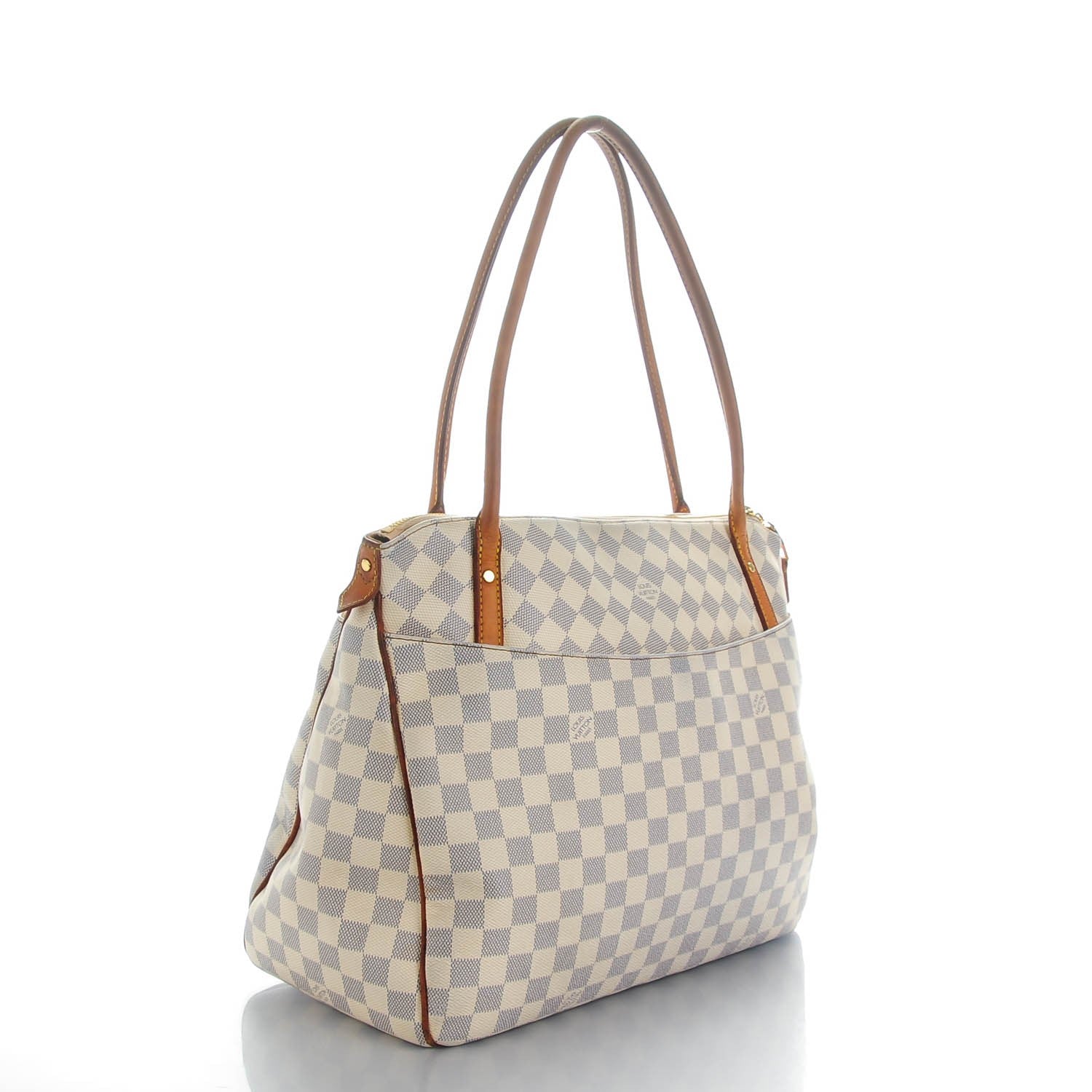 Louis Vuitton Damier Azur Figheri GM 3 of 12