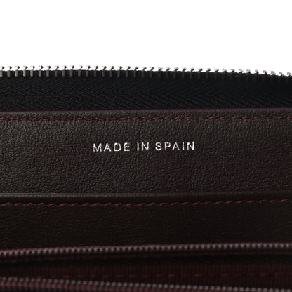 Chanel Lambskin Quilted Large Gusset Zip Around Wallet Black 7 of 9