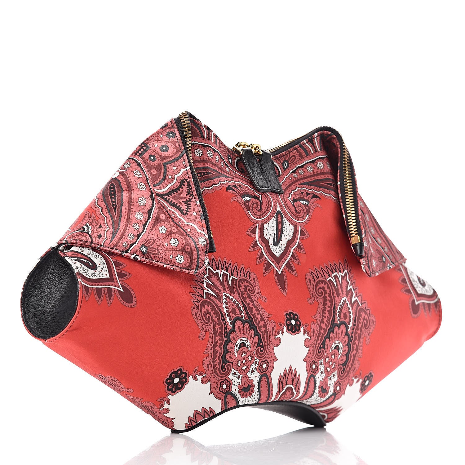 Alexander McQueen Silk Collage De Manta Clutch Multicolor 3 of 12
