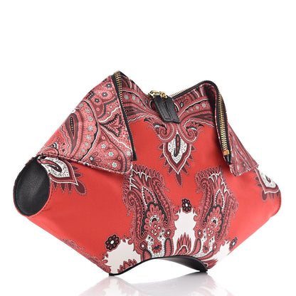 Alexander McQueen Silk Collage De Manta Clutch Multicolor 3 of 12