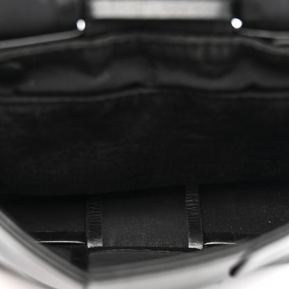 Bottega Veneta Paper Calfskin Maxi Intreccio Extra Mini Cassette Crossbody Bag Black 5 of 15