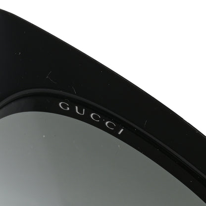 Gucci Acetate Crystal Star Round Frame Sunglasses GG0208S Black 9 of 10