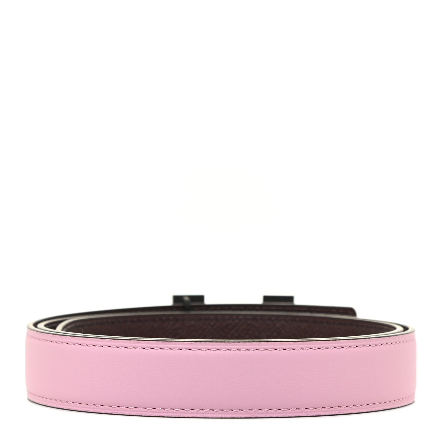Hermes Swift Epsom 24mm Constance H Belt 80 Mauve Sylvestre Rouge Sellier 2 of 7