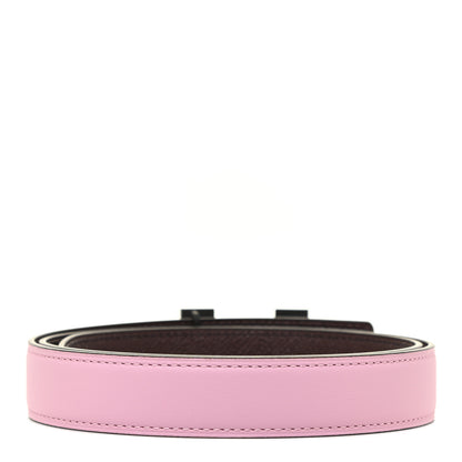 Hermes Swift Epsom 24mm Constance H Belt 80 Mauve Sylvestre Rouge Sellier 2 of 7