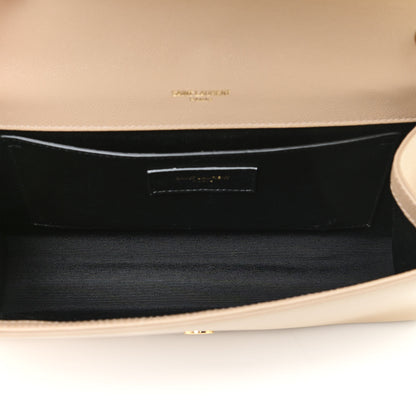 Saint Laurent Grain De Poudre Medium Monogram Kate Satchel Nude Powder 7 of 12